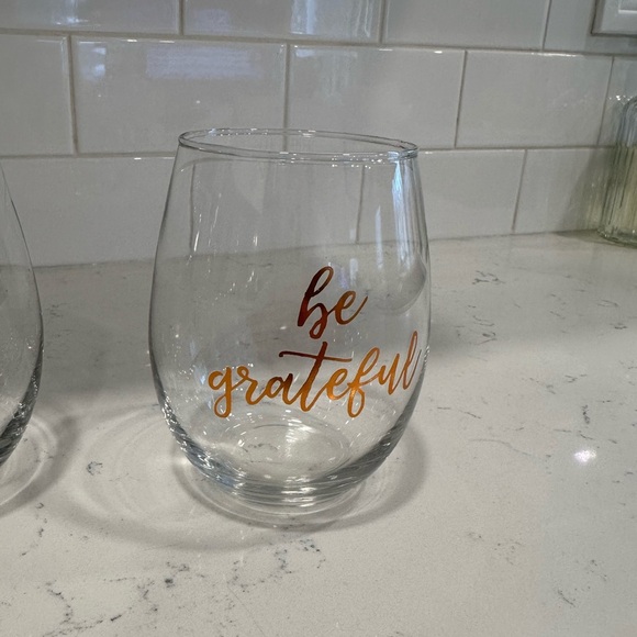 Set of 3 Stemless Wine Glasses - Picture 4 of 5